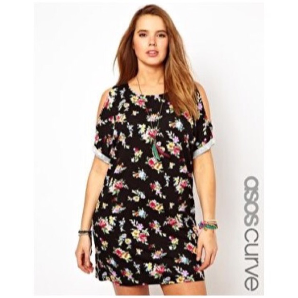 ASOS Curve Cold Should T Shirt Dress